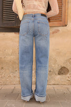 de Perfect Straight Jeans Blue