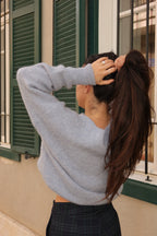 de Cozy Sweater Baby Blue