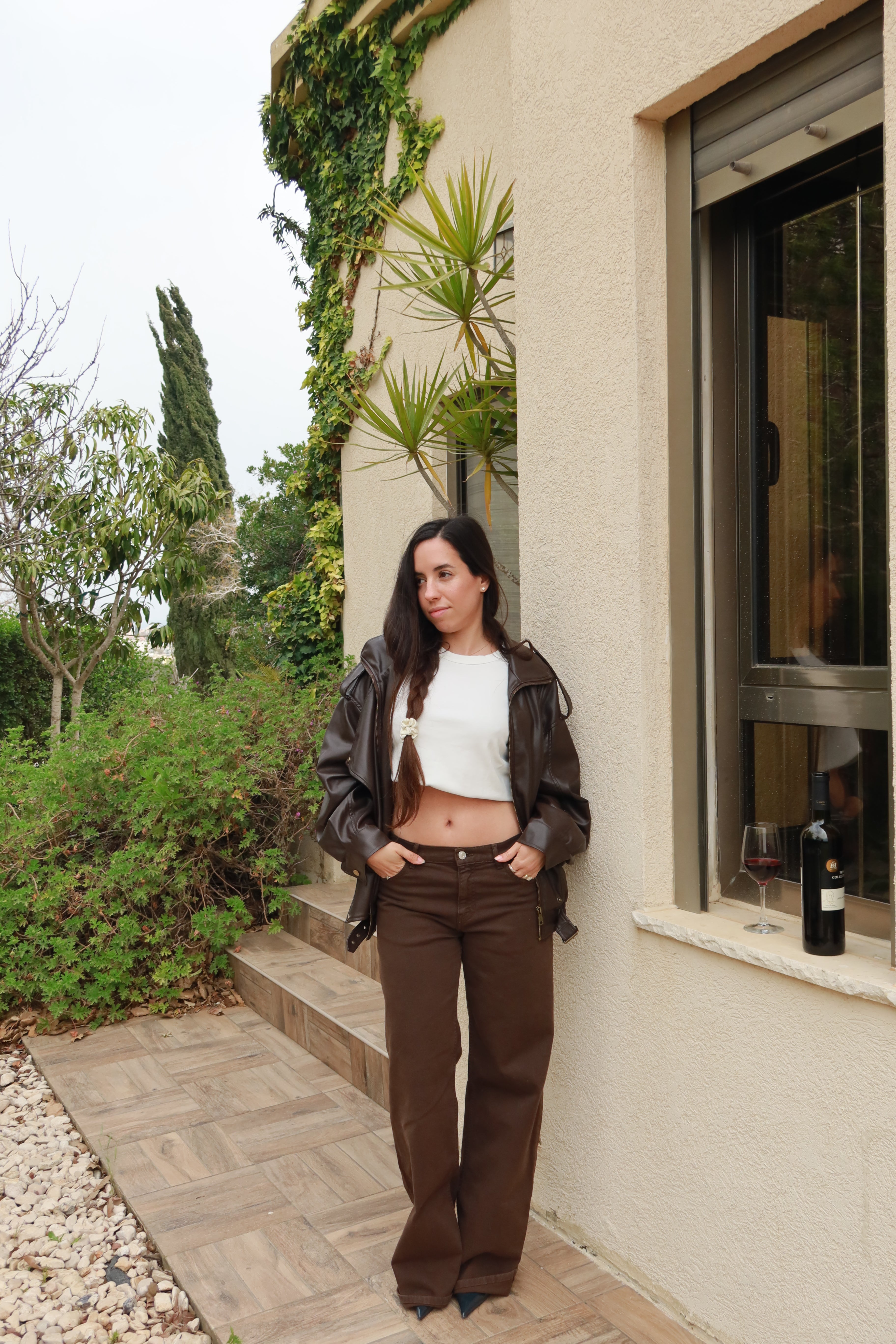 de Perfect Straight Jeans Brown