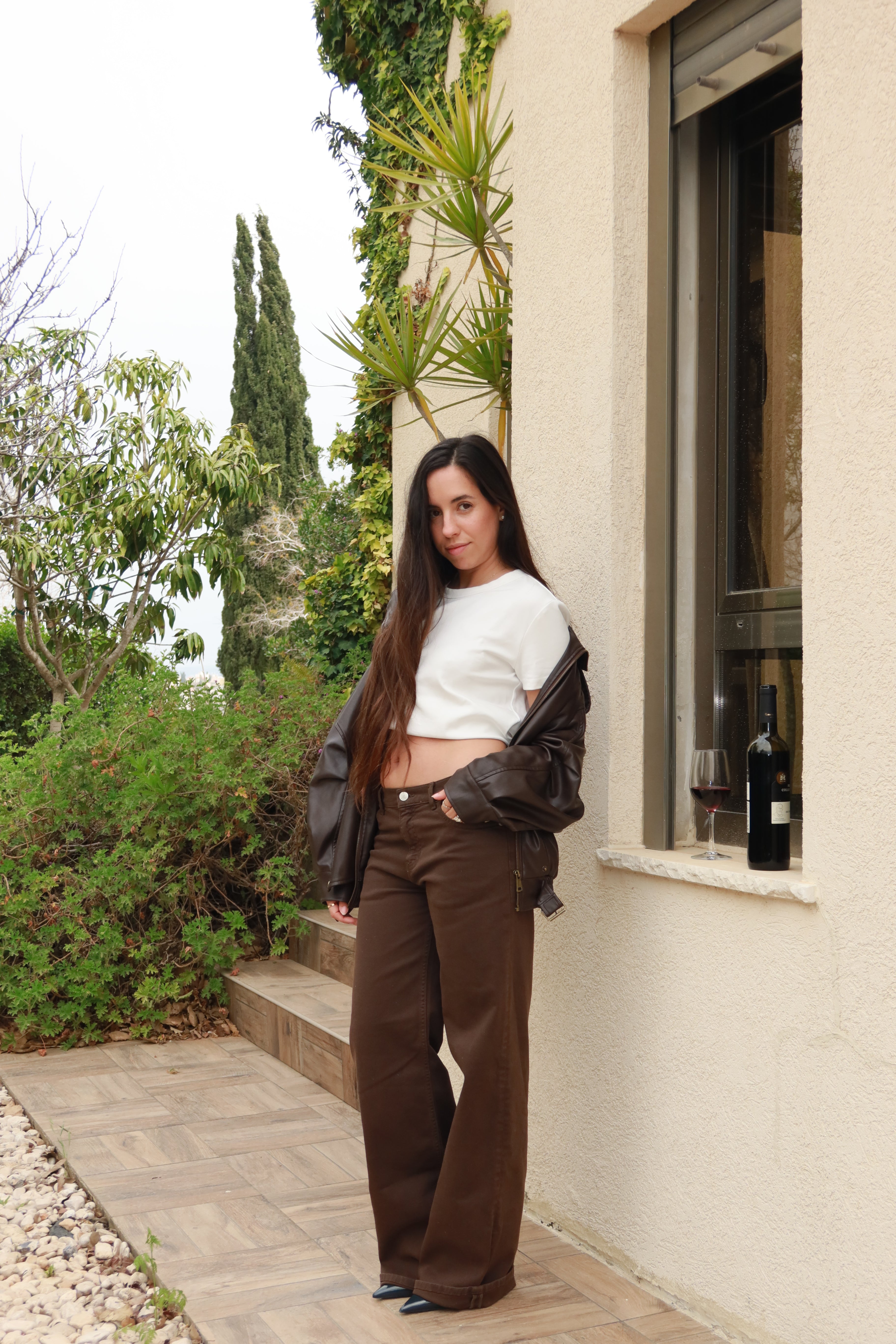 de Perfect Straight Jeans Brown